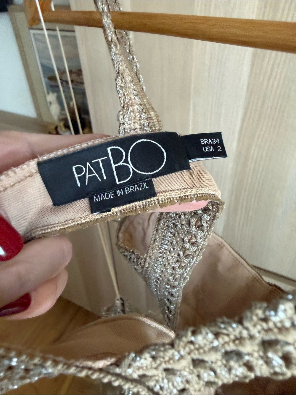 PatBO Taupe summer dress - Picture 5 of 8